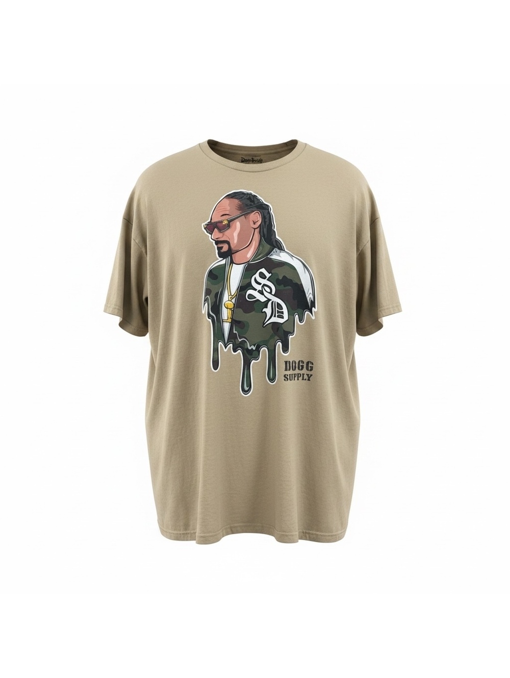 Dogg Supply by Snoop Dogg XL Graphic T-Shirt with Camo Drip Design